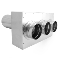 Присоединительная коробка Alnor FLX-PRO-PL-75-3F Присоединительная коробка Alnor FLX-PRO-PL-75-3F