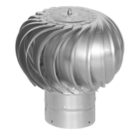 Дефлектор под канал для усиления тяги ТД-200-ц (200 мм)