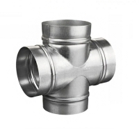 Крестовина круглая (оц. сталь) (160/160/160/160 мм)