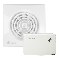 Накладной вентилятор Soler Palau KIT SILENT-100 CZ 12V + CT-12/14 R
