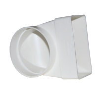 Переход ПВХ с поворотом на 90гр.(150/204х60) Переход ПВХ с поворотом на 90гр.(150/204х60)