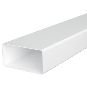 Воздуховод плоский пластиковый ЭРА 612ВП1 (120х60 мм/1 м)