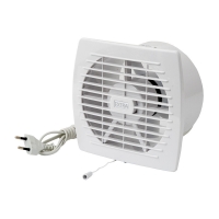 Накладной вентилятор Europlast E120 WP (провод и шнур-выключатель)