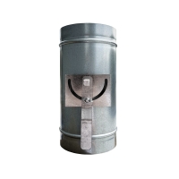 Дроссель-клапан круглый под электропривод (оц. сталь) d200