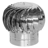 Дефлектор под канал для усиления тяги ТД-100-н (100 мм)