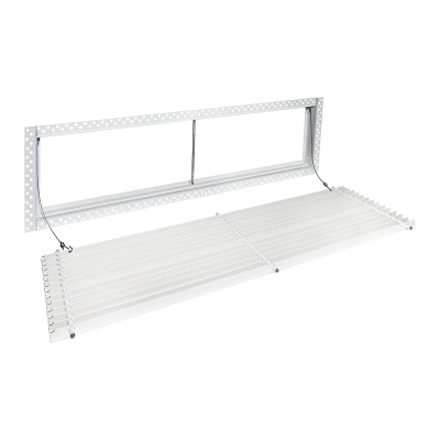 Вентиляционная решетка Brofer FUTURE 10 белая (600x150 мм)