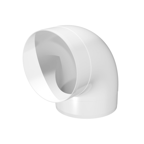 Отвод 90º круглый (пластиковый) ЭРА 16ККП (160 мм)