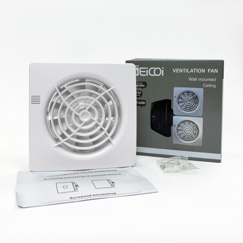 Накладной тонкий вентилятор Seicoi Floxy 100 White SMPS04-01