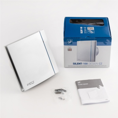 Накладной вентилятор Soler Palau SILENT-100 CZ SILVER DESIGN 