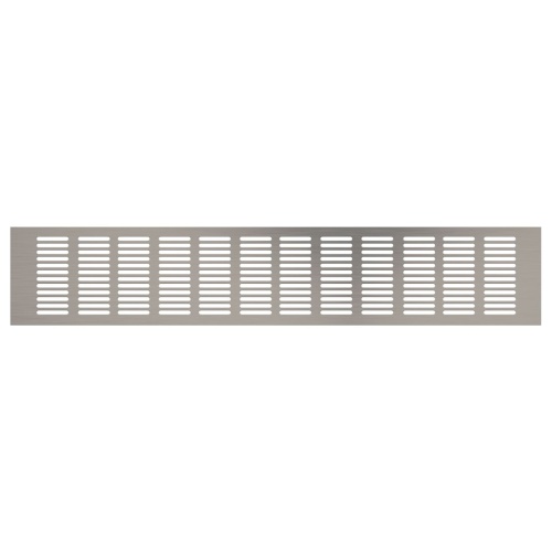 Вентиляционная решетка Благовест матовый метал (500x100 мм)