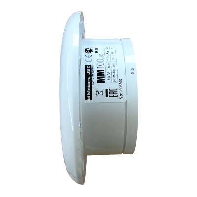 Накладной вентилятор JSC MM 100 (сверхтонкий, круг)