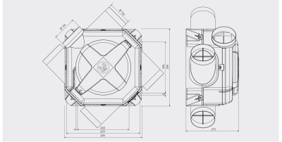 Мультизональный канальный вентилятор Soler Palau OZEO E ECOWATT CONTROL CO2