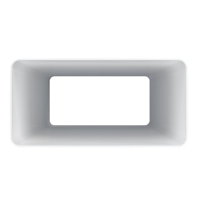 Воздуховод для кухни плоский пластиковый ЭРА 922ВП (220х90 мм/0,5 м)