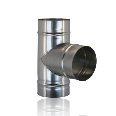 Тройник круглый (оц. сталь) d355/355/355