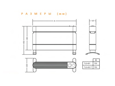 Конвектор Soler Palau TLS-403 T Конвектор Soler Palau TLS-403 T
