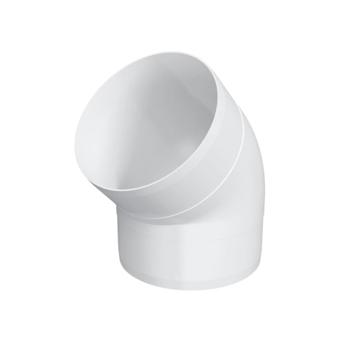 Отвод 45° круглый (пластиковый) ЭРА 12,5ККП (125 мм)