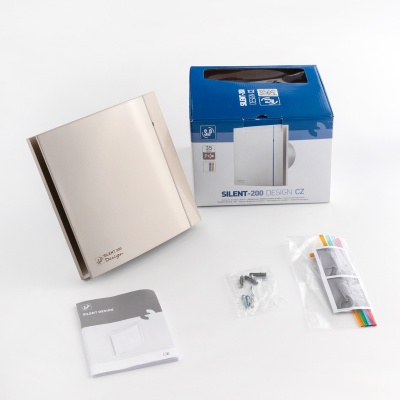 Накладной вентилятор Soler Palau SILENT-200 CZ CHAMPAGNE DESIGN 4C