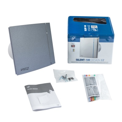 Вентилятор с обратным клапаном Soler Palau SILENT-100 CZ STONE GREY DESIGN 4C