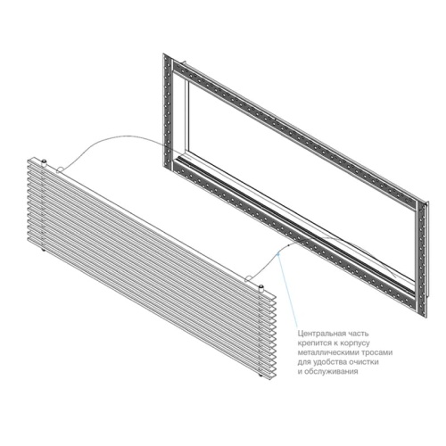 Вентиляционная решетка Brofer FUTURE 10AN (300x150 мм)