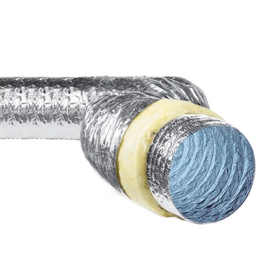 Воздуховод круглый гибкий антибактериальный AFS SONOAFS ALU Hygiene (160 мм/10 м)