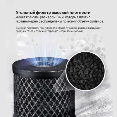 Мини-очиститель воздуха ROBA-01, sky blue Мини-очиститель воздуха ROBA-01, sky blue