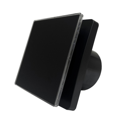 Накладной вентилятор Seicoi SNAD04-01B Matt black glass